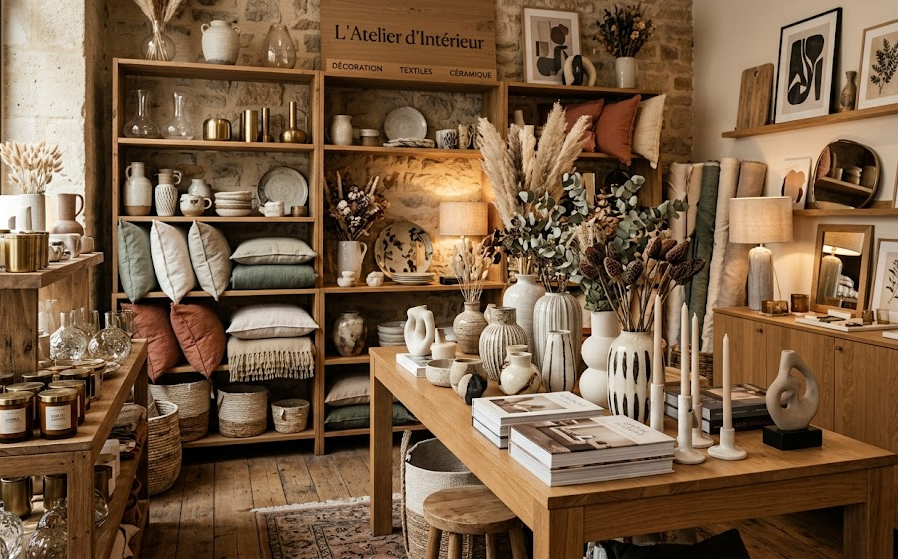Vente de décoration intérieure, Bégard